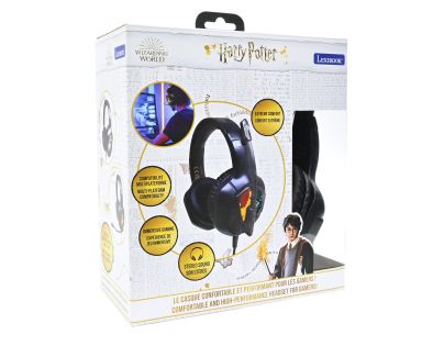 Lexibook Drôtové herné slúchadlá Harry Potter s mikrofónom a svetelnými efektmi