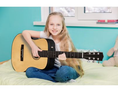 Lexibook Drevená akustická gitara 91 cm s taškou