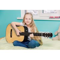 Lexibook Drevená akustická gitara 91 cm s taškou 5
