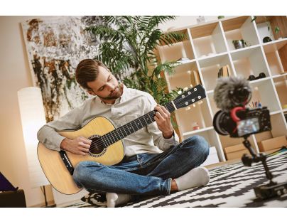 Lexibook Drevená akustická gitara 91 cm s taškou