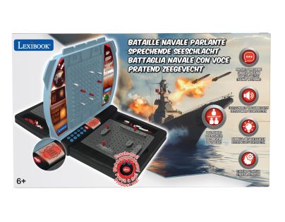 Lexibook Elektronická mluvíca hra Námořná bitka (FR-DE-IT-NL)