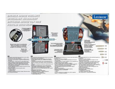Lexibook Elektronická mluvíca hra Námořná bitka (FR-DE-IT-NL)