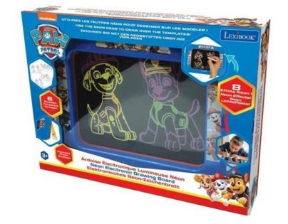 Lexibook Elektronická neónová kresliaca tabuľka Paw patrol