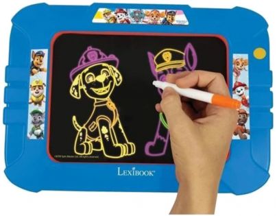 Lexibook Elektronická neónová kresliaca tabuľka Paw patrol
