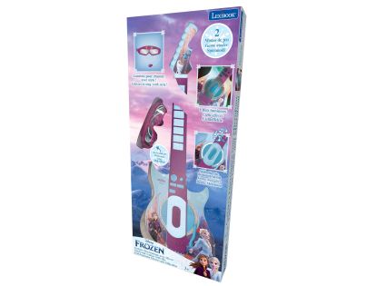 Lexibook Elektronická svietiaca gitara Frozen + okuliare s mikrofónom