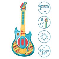 Lexibook Elektronická svietiaca gitara Mimoni + okuliare s mikrofónom 3