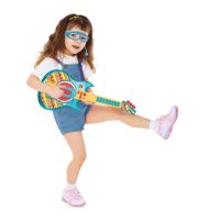 Lexibook Elektronická svietiaca gitara Mimoni + okuliare s mikrofónom 6