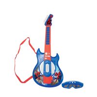 Lexibook Elektronická svietiaca gitara Spiderman + okuliare s mikrofónom 2