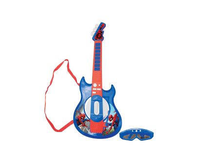 Lexibook Elektronická svietiaca gitara Spiderman + okuliare s mikrofónom