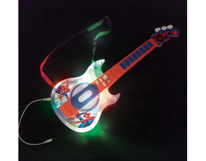 Lexibook Elektronická svietiaca gitara Spiderman + okuliare s mikrofónom
