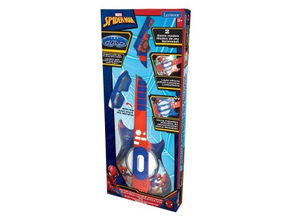 Lexibook Elektronická svietiaca gitara Spiderman + okuliare s mikrofónom