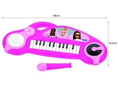 Lexibook Elektronické klávesy Barbie s mikrofónom 24 kláves