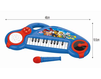 Lexibook Elektronické klávesy Labková patrola s mikrofónom 24 kláves