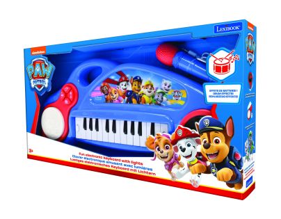 Lexibook Elektronické klávesy Labková patrola s mikrofónom 24 kláves