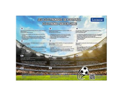 Lexibook Elektronický futbal so svetlami a zvukmi pre 2 hráčov