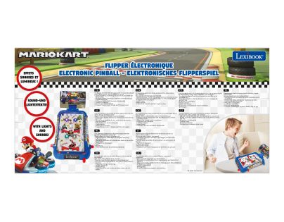 Lexibook Elektronický stolný pinball Mario Kart