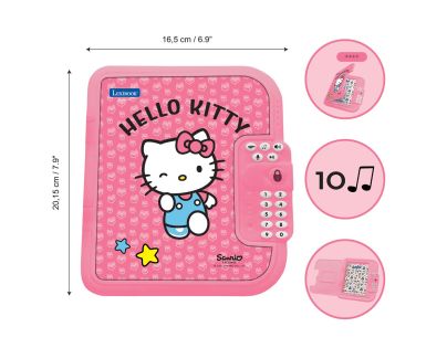 Lexibook Elektronický tajný denník Hello Kitty
