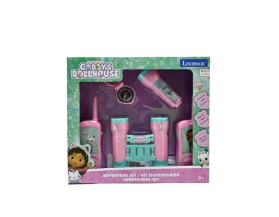 Lexibook Gábinin kúzelný domček Set vysielačky, ďalekohľad, baterka, kompas