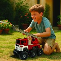 Lexibook Hasičské auto na diaľkové ovládanie so zvukovými a svetelnými efektmi 5