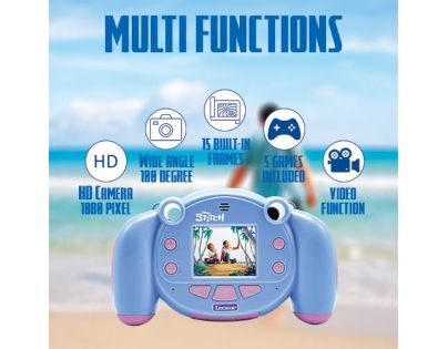 Lexibook HD kamera a fotoaparát s SD kartou Stitch