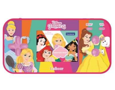 Lexibook Herná konzola 2,5'' Disney princezné 150 hier
