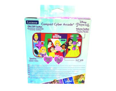 Lexibook Herná konzola 2,5'' Disney princezné 150 hier
