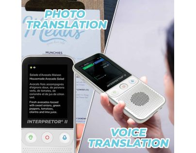Lexibook Hlasový prekladač do 137 jazykov s umelou inteligenciou a kamerou