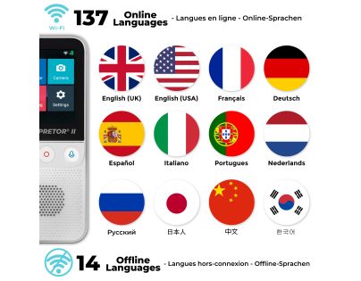Lexibook Hlasový prekladač do 137 jazykov s umelou inteligenciou a kamerou