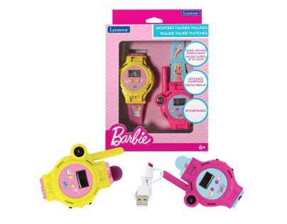 Lexibook Hodinky Barbie s vysielačkou s dosahom 200 m
