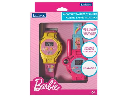 Lexibook Hodinky Barbie s vysielačkou s dosahom 200 m