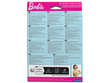 Lexibook Hodinky Barbie s vysielačkou s dosahom 200 m