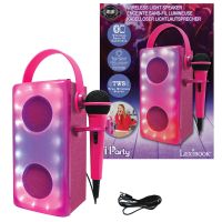 Lexibook iParty bluetooth reproduktor ružový s mikrofónom a svetelnými efektmi