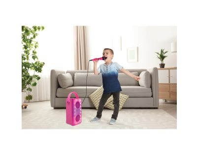 Lexibook iParty bluetooth reproduktor ružový s mikrofónom a svetelnými efektmi