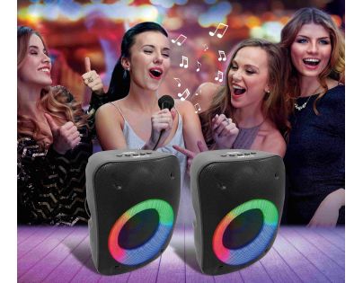 Lexibook iParty sada prenosných bluetooth reproduktorov s mikrofónom