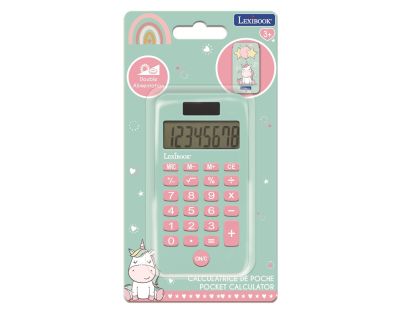 Lexibook Vrecková kalkulačka Jednorožec