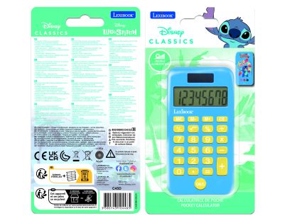 Lexibook Vrecková kalkulačka Stitch