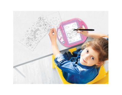 Lexibook Kresliaci projektor Jednorožec so šablónami a pečiatkami