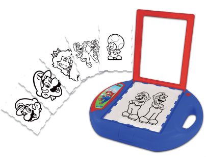 Lexibook Kresliaci projektor Super Mario so šablónami a pečiatkami