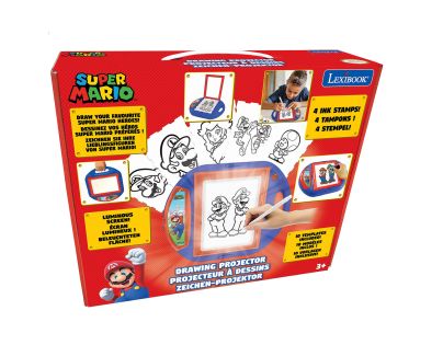 Lexibook Kresliaci projektor Super Mario so šablónami a pečiatkami
