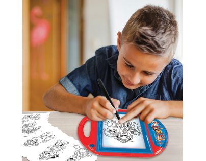 Lexibook Kresliaci projektor Labková Patrola so šablónami a pečiatkami