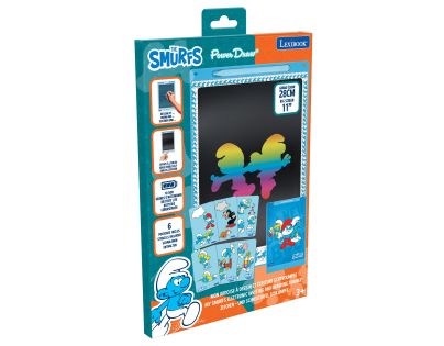 Lexibook Kresliaci tablet Šmolkovia s E-inkom