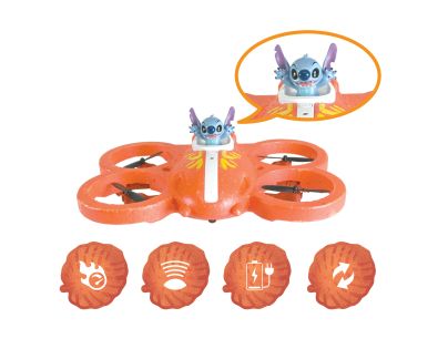 Lexibook Lietajúci vesmírna loď na diaľkové ovládanie Stitch