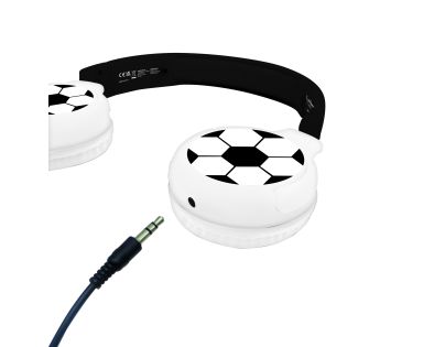 Lexibook 2v1 bluetooth skladacie slúchadlá Futbal s limitom hlasitosti