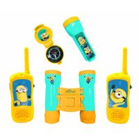 Lexibook Mimoni Set vysielačky, ďalekohľad, baterka, kompas