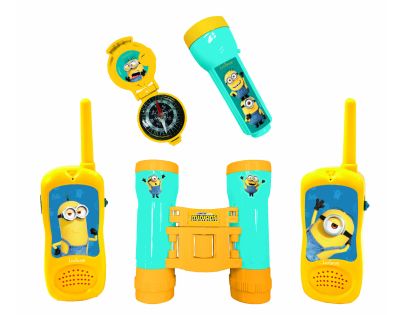 Lexibook Mimoni Set vysielačky, ďalekohľad, baterka, kompas