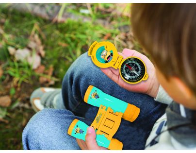 Lexibook Mimoni Set vysielačky, ďalekohľad, baterka, kompas