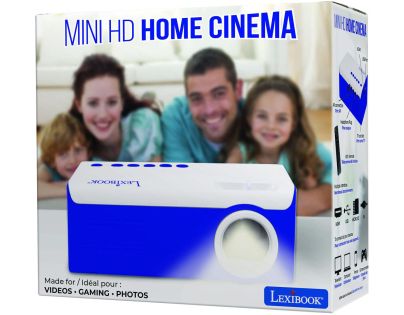 Lexibook Mini domáce kino - projektor pre filmy, hry a fotografie