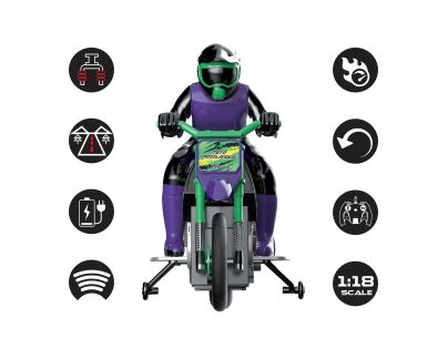 Lexibook Motorka na diaľkové ovládanie so svetelnými efektmi