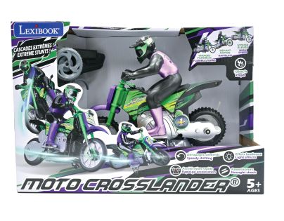 Lexibook Motorka na diaľkové ovládanie so svetelnými efektmi