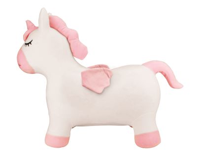 Lexibook Nafukovací plyšový skákacia jednorožec